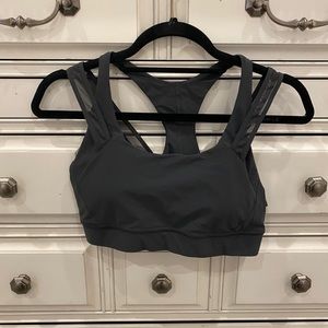 Grey lululemon sports bra